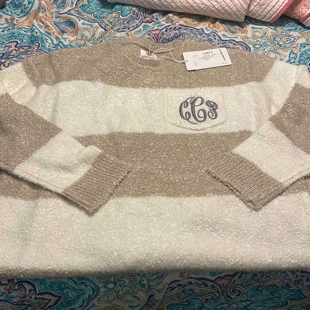 Marleylilly Monogramed Sweater